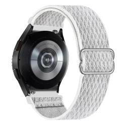 LKQASD 20 m/22 mm Band, kompatibel mit Galaxy Watch 5/pro/4/classic/Active 2. Elastisches Bohemian-Armband, kompatibel mit GT/GTR-GTS-4-3-2e-Armband (Color : White 6, Size : GTS 2e-mini) von KanaAt