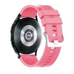 LKQASD Sportarmband kompatibel mit Galaxy Watch 6/5/Pro/4/Active 2/6 Classic 43 mm 47 mm Silikon 20 mm 22 mm Armbänder kompatibel mit GT 3-2-2e Armband (Color : 3 girl powder, Size : 20mm band) von KanaAt