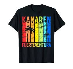 Fuerteventura Urlaub Palmen Design Beach Kanaren T-Shirt von Kanarische Inseln Bekleidung & Geschenkideen