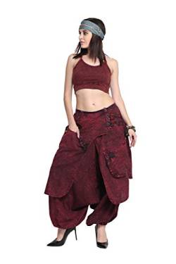 Haremshose Yogahose Bohohose Pumphose Pants Goa Hippie Freizeithose Damen und Herren Nepal Style von Kanchan Crafts