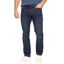 KANDOR Herren Jeans – Regular Fit Stretchjeans für Männer, Straight Denim Hose, Stretch Herrenhosen, Klassische Männerjeans aus 98% Baumwolle (Dark Wash-W32/L30) von Kandor