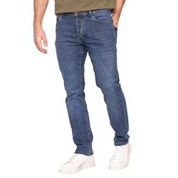 KANDOR Herren Jeans – Regular Fit Stretchjeans für Männer, Straight Denim Hose, Stretch Herrenhosen, Klassische Männerjeans aus 98% Baumwolle (Mid Wash-W32/L32) von Kandor