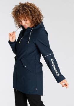 Große Größen: Softshellparka, marine, Gr.40 von KangaROOS LM Sport