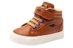 KangaROOS Baby-Jungen KAVU Iii Sneaker, Saddle Brown Sand, 21 EU von KangaROOS