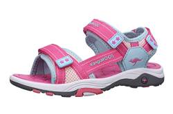 KangaROOS Damen K-Leni Kira Sandale, Blue Sky/Daisy pink, 39 EU von KangaROOS