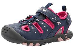 KangaROOS Damen K-Trek Sandale, dk navy/fandango pink, 42 EU von KangaROOS