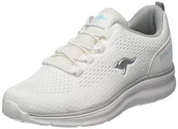 KangaROOS Damen KJ-Softy Sneaker, White/Vapor Grey, 40 EU von KangaROOS
