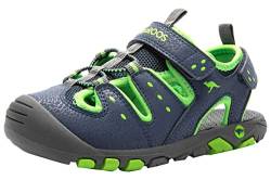 KangaROOS Herren K-Trek Sandale, dk navy/lime, 39 EU von KangaROOS