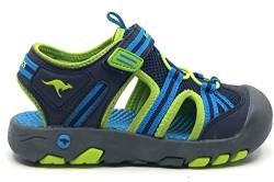 KangaROOS Herren K-Trek Trail Sandale, dk Navy/Lime, 35 EU von KangaROOS