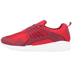KangaROOS Herren Runaway ROOS 006 Sneaker, Rot (Flame red/red 606) von KangaROOS