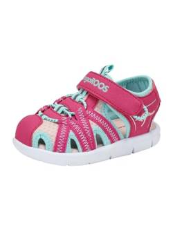 KangaROOS Jungen Mädchen K-Lil Ev Sandale, Daisy Pink Mint, 30 EU von KangaROOS