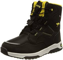 KangaROOS K-MJ North RTX Stiefel, Jet Black/neon Yellow, 36 EU von KangaROOS