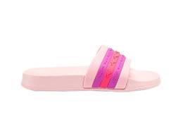 KangaROOS K-Slide Stripe Flache Sandale, Frost pink/Daisy pink, 31 EU von KangaROOS