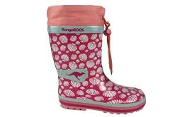 KangaROOS K-Summerrain Gummistiefel, Daisy pink/Shell, 31 EU von KangaROOS