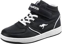 KangaROOS Unisex K-CP Flash EV Sneaker, Jet Black/White, 39 EU von KangaROOS