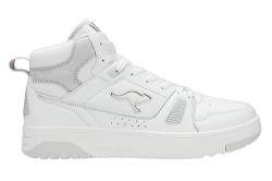 KangaROOS Unisex K-Draft Center Mid Sneaker, White/Nimbus Cloud, 40 EU von KangaROOS