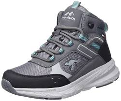 KangaROOS Unisex K-UO Take Mid RTX Wanderschuh, Steel Grey/dk Ocean, 38 EU von KangaROOS