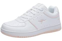 KangaROOS Unisex K-Watch Scone Sneaker, White/Frost pink, 42 EU von KangaROOS
