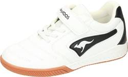 KangaROOS Unisex Kinder K5-drib Ev Sneaker, White Jet Black, 40 EU von KangaROOS