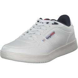 KangaROOS Unisex RC-Stunt Sneaker, White/dk Navy, 36 EU von KangaROOS