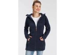 Fleecejacke KANGAROOS Gr. 36, blau (marine) Damen Jacken Übergangsjacken von Kangaroos