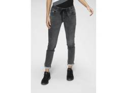 Jogg Pants KANGAROOS Gr. 32, N-Gr, grau (light, grey, used) Damen Jeans Jogger-Pants Stretchjeans Jogg Treggings Destroyed-Jeans Jeggings Slim-fit-Jeans Homewear Hose Jogginghosen von Kangaroos