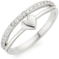 KangaROOS Fingerring Schmuck Geschenk Silber 925 Damenring Memoire, Exklusiv bei uns - mit Zirkonia (synth) von Kangaroos