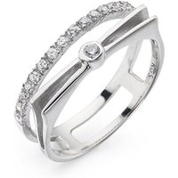 KangaROOS Fingerring Schmuck Geschenk Silber 925 Damenring Memoire, Exklusiv bei uns - mit Zirkonia (synth) von Kangaroos