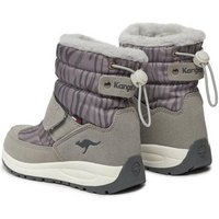 KangaROOS Schneeschuhe K-Pe Marty Rtx 18935 000 2231 Vapor Grey/Zebra Schnürschuh von Kangaroos