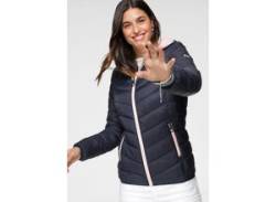 Steppjacke KANGAROOS Gr. 32 (XS), blau (marine, rosa) Damen Jacken Steppjacken von Kangaroos