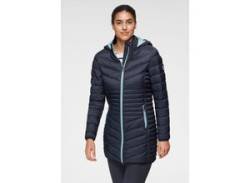 Steppjacke KANGAROOS Gr. 34, blau (marine (steppjacke aus nachhaltigem material)) Damen Jacken Lange von Kangaroos