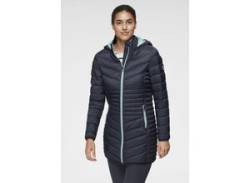 Steppjacke KANGAROOS Gr. 44 (L), blau (marine (steppjacke aus nachhaltigem material)) Damen Jacken Lange von Kangaroos