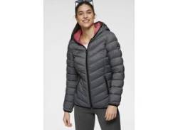 Steppjacke KANGAROOS Gr. 46, bunt (anthrazit, himbeere) Damen Jacken Steppjacken von Kangaroos