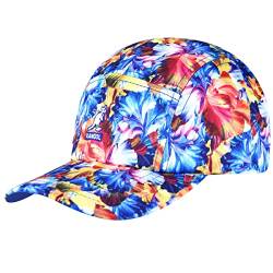 Kangol Floral 5 Panel Cap Basecap Baseballcap (One Size - blau) von Kangol