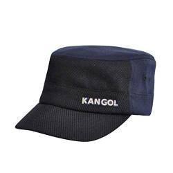 Kangol Herren Baseball Cap Textured Wool Army, Gr. Small (Herstellergröße:Small/Medium), Blau (Navy) von Kangol