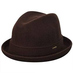 Kangol Herren Trilby Wool Player, Gr. Medium (Herstellergröße: Medium), Braun (Tobacco) von Kangol