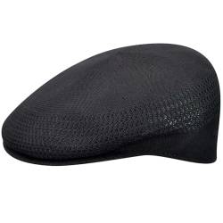 Kangol Herren Tropic Ventair 504 Cap Hut, Schwarz/Gold, Large von Kangol