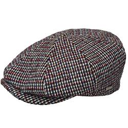 Kangol Tweed Ripley Flatcap Schirmmütze Schiebermütze Ballonmütze (S (54-55 cm) - grau) von Kangol