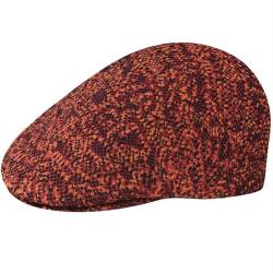 Kangol Unisex Vogelseye Maze 507 Baskenmütze, Schwarz/Roter Samt, L von Kangol