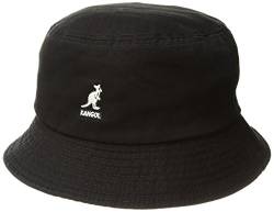 Kangol Unisex Washed Bucket Fischerhut, Schwarz (Schwarz), L von Kangol