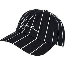Kani Karl Signature Pinstripe Cap (one Size, Black/White) von Kani