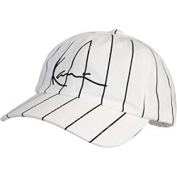 Kani Karl Signature Pinstripe Cap (one Size, White/Black) von Kani