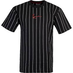 Kani Small Signature Pinstripe T-Shirt (M, Black) von Kani