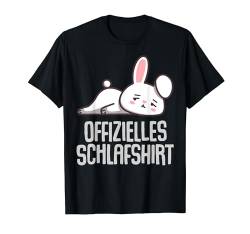 Offizielles Schlafshirt Kaninchen T-Shirt von Kaninchen Schlafshirt