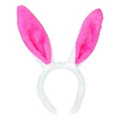 Oster Hasenohren Haarreif Kanpola Stirnbänder Haarband Kaninchenohr Ostern Deko Accessories für Erwachsene Kinder (Hot Pink) von Kanpola Party