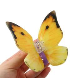 Acryl-Haarspange mit Schmetterlings-Motiv, stilvolles Haar-Accessoire, modisches Geschenk für Mädchen, hübscher Haarverschluss von Kaohxzklcn