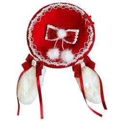 Charmantes Cosplay-Dienstmädchen-Stirnband mit Geburtstagsgeschenk für Mädchen und Damen, verschiedene Feiern und Versammlungen, Haarspange, Haargummis, Kaninchen-Haarspangen für Frauen von Kaohxzklcn