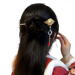 Chinesische Kostüm-Haarnadeln für Damen, baumelnde Quasten, Haarkämme, Haarstyling-Zubehör für Pferderock, traditionelles chinesisches Haar-Accessoire für Frauen von Kaohxzklcn