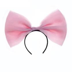 Große Schleife Haarband Haarnadel übergroßes Stirnband Damen Mädchen Haarbänder Zubehör Elegant Schmetterling Zubehör Party Ornamente von Kaohxzklcn