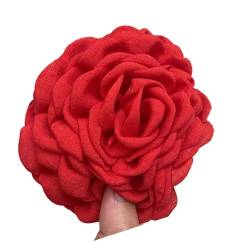 Haarklammer für Prinzessinnenkamelie, 3D-Rosen-Haarspangen, Blumenverzierung, Haarnadel, Rosenverzierung, Haarklammer von Kaohxzklcn